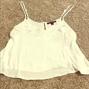 White crop top